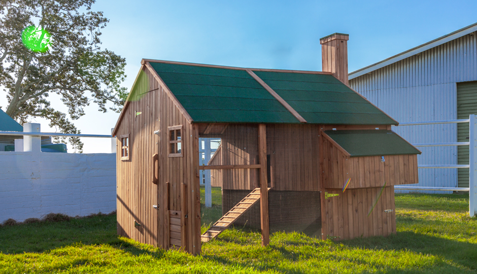 The Mansion Walk In Chicken Coop Designed in Australia